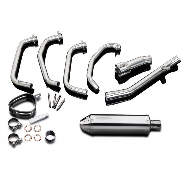 Delkevic volledig systeem Tri-Oval RVS 320mm - GSX750F SPORTS (1998-2006)