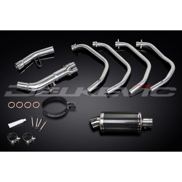 Delkevic volledig systeem Oval Carbon 225mm - GSX1250FA (2010-2016)