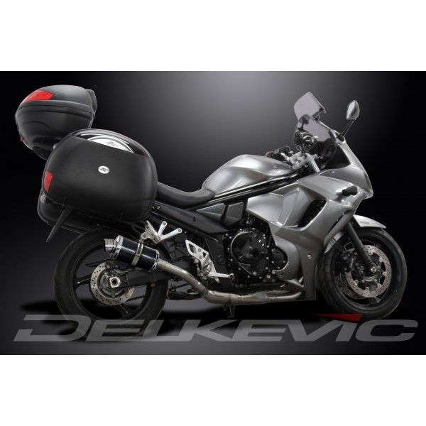 Delkevic volledig systeem Oval Carbon 225mm - GSX1250FA (2010-2016)