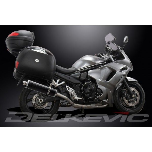 Delkevic volledig systeem Oval Carbon 450mm - GSX1250FA (2010-2016)