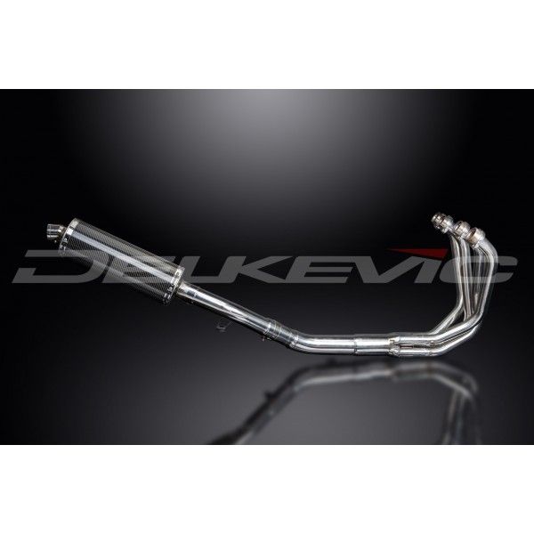 Delkevic volledig systeem Oval Carbon 350mm - GSX1250FA (2010-2016)