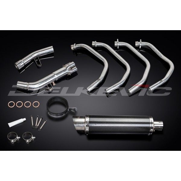 Delkevic volledig systeem Round Carbon 350mm - GSX1250FA (2010-2016)