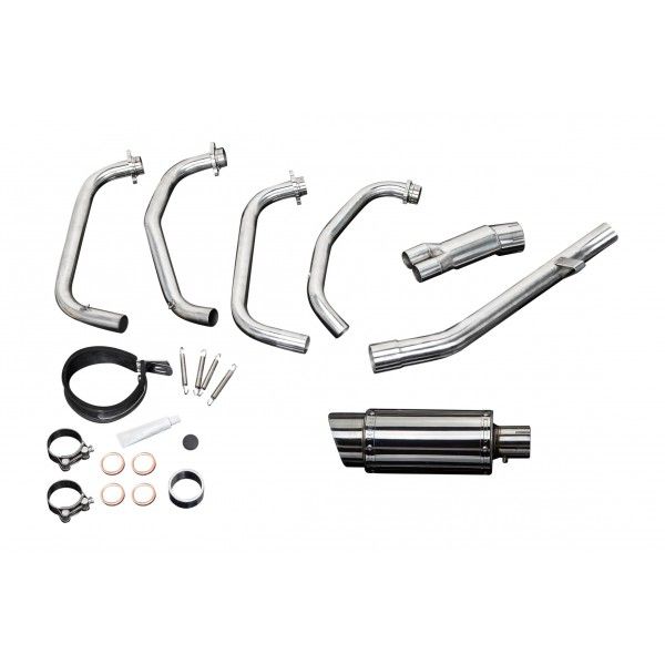 Delkevic volledig systeem Round RVS 200mm - GSX600F (1997-2006)