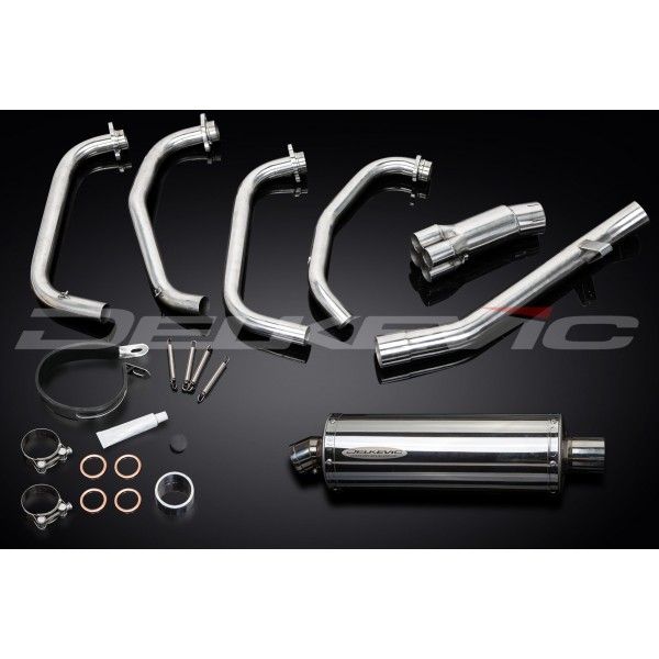 Delkevic volledig systeem Oval RVS 350mm - GSX600F (1997-2006)