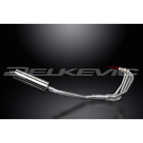 Delkevic volledig systeem Oval RVS 350mm - GSX600F (1997-2006)