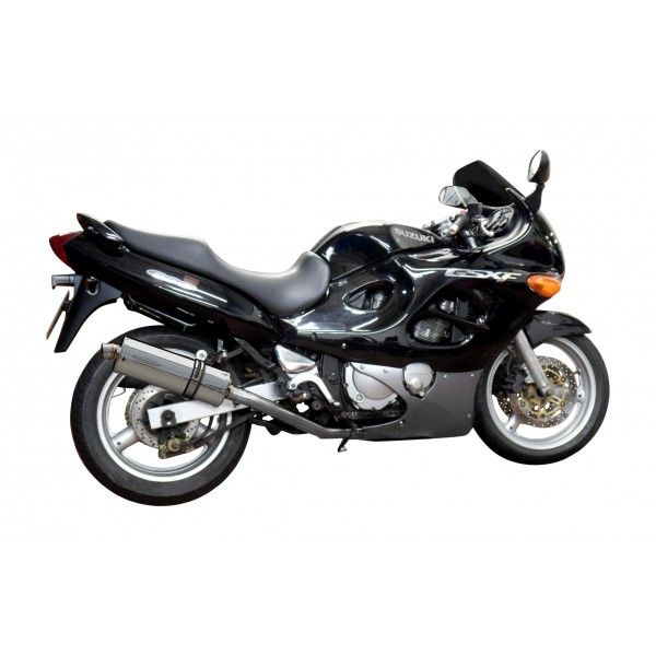 Delkevic volledig systeem Oval RVS 350mm - GSX600F (1997-2006)