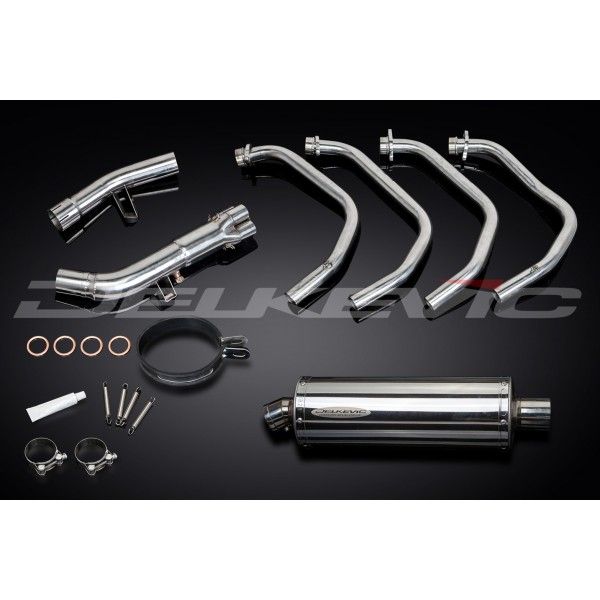 Delkevic volledig systeem Oval RVS 350mm - GSX650F (2007-2016)