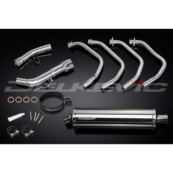Delkevic volledig systeem Oval RVS 450mm - GSX650F (2007-2016)