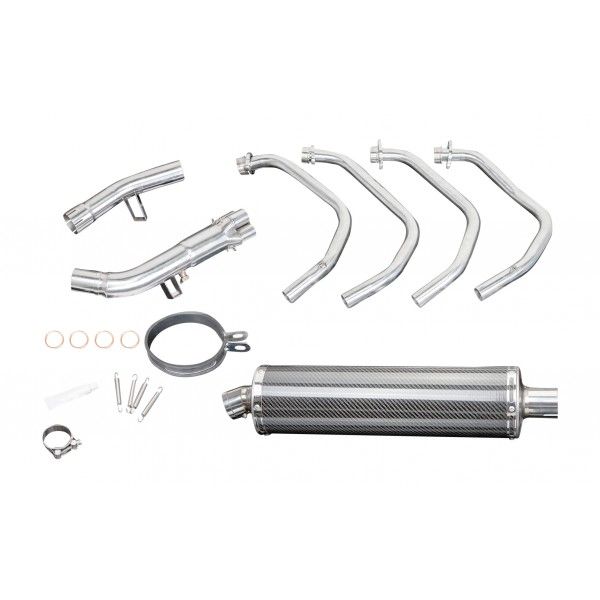 Delkevic volledig systeem Oval Carbon 450mm - GSX650F (2007-2016)