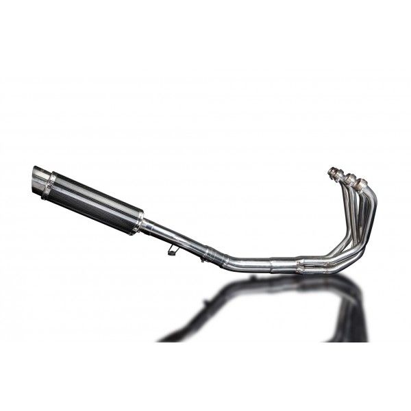 Delkevic volledig systeem Round Carbon 350mm - GSX650F (2007-2016)