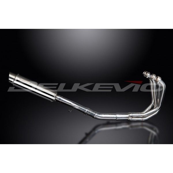 Delkevic volledig systeem Round RVS 350mm - GSX650F (2007-2016)