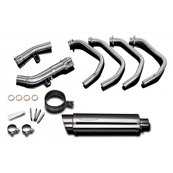 Delkevic volledig systeem Round RVS 350mm - GSX650F (2007-2016)