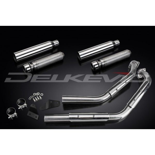 Delkevic volledig systeem Round RVS 410mm - VL800 Intruder Volusia (2001-2016)