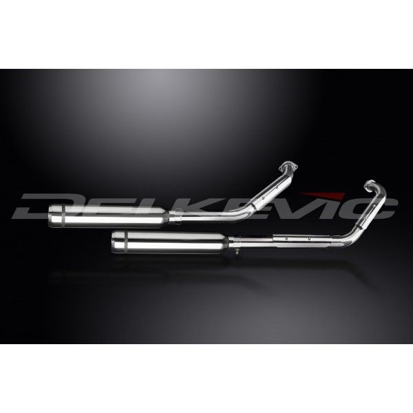 Delkevic volledig systeem Round RVS 410mm - VL800 Intruder Volusia (2001-2016)