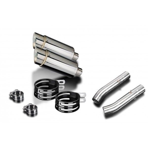 Delkevic slip-on kit Round RVS 200mm - RSV 1000 R/FACTORY (2004-2010)