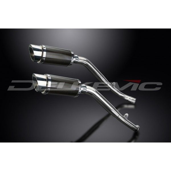 Delkevic slip-on kit Round Carbon 200mm - XL1000V Varadero (1999-2014)