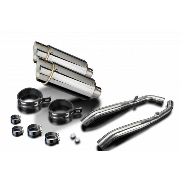 Delkevic slip-on kit Round RVS 200mm - XL1000V Varadero (1999-2014)