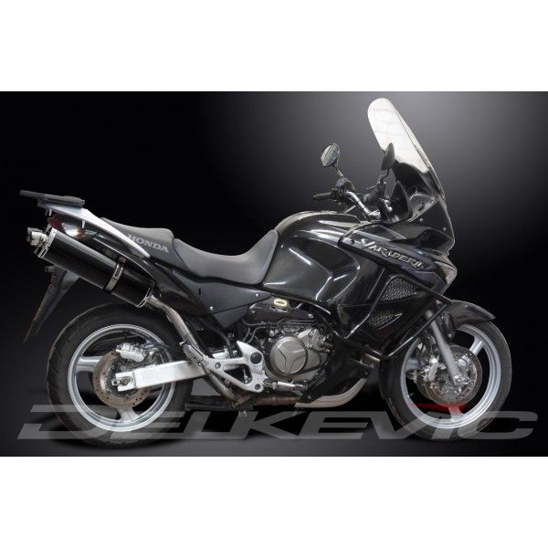 Delkevic slip-on kit Oval Carbon 450mm - XL1000V Varadero (1999-2014)