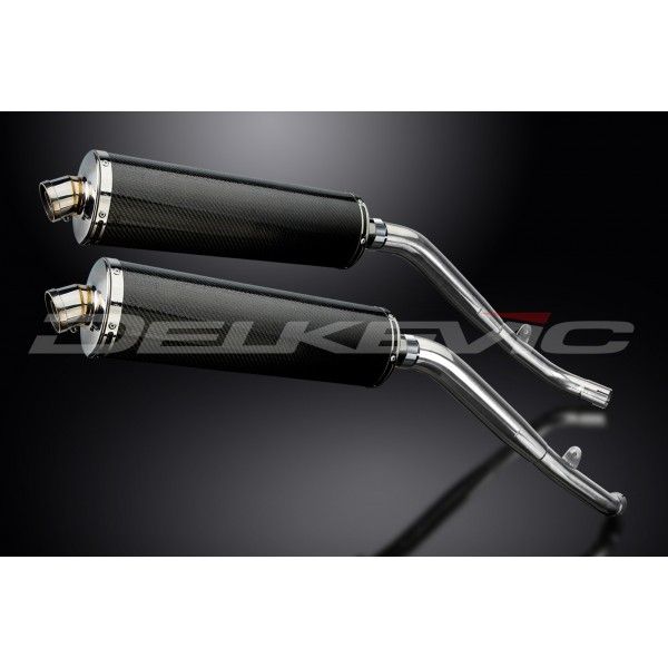 Delkevic slip-on kit Oval Carbon 450mm - XL1000V Varadero (1999-2014)