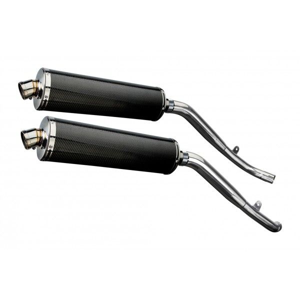 Delkevic slip-on kit Oval Carbon 450mm - XL1000V Varadero (1999-2014)