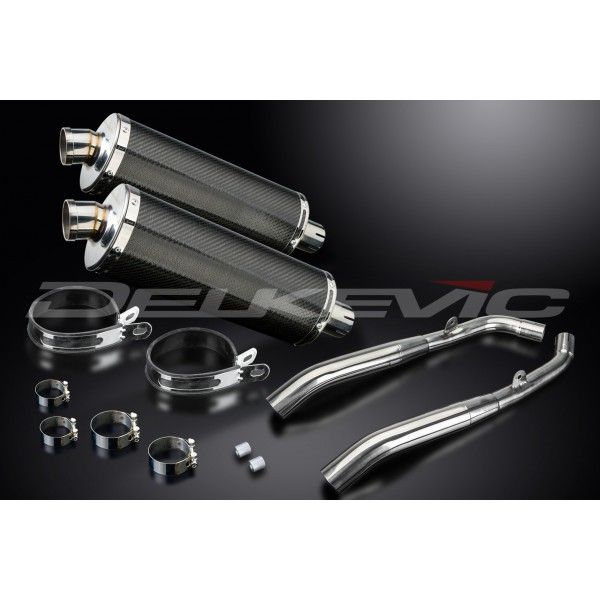 Delkevic slip-on kit Oval Carbon 350mm - XL1000V Varadero (1999-2014)
