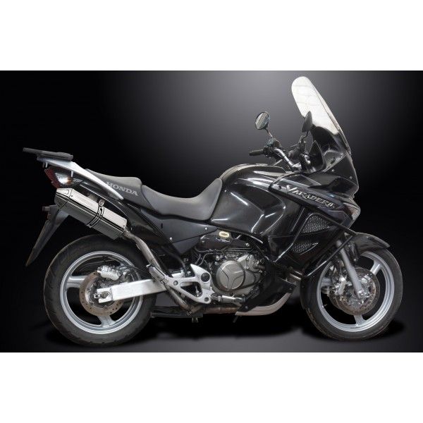 Delkevic slip-on kit Tri-Oval RVS 320mm - XL1000V Varadero (1999-2014)