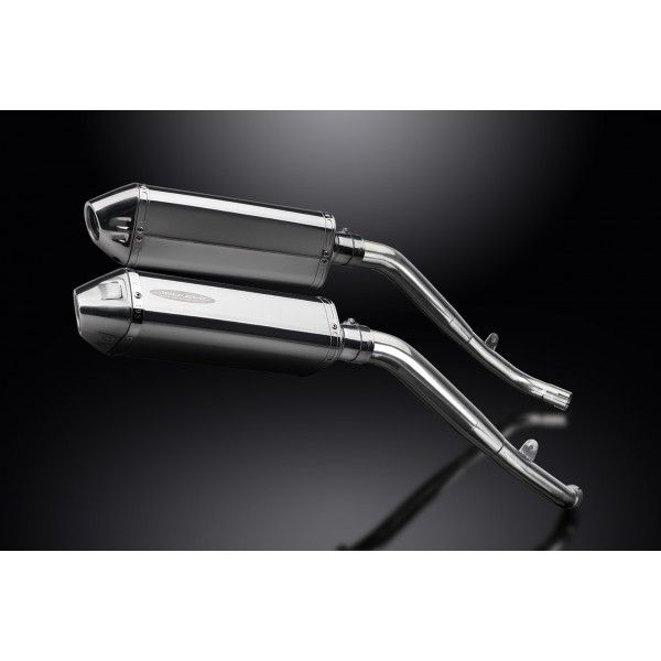 Delkevic slip-on kit Tri-Oval RVS 320mm - XL1000V Varadero (1999-2014)