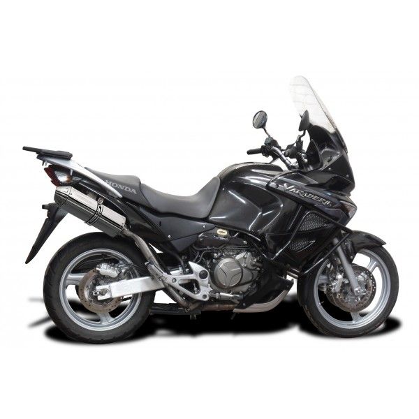 Delkevic slip-on kit Tri-Oval RVS 320mm - XL1000V Varadero (1999-2014)