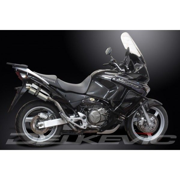 Delkevic slip-on kit Oval RVS 225mm - XL1000V Varadero (1999-2014)