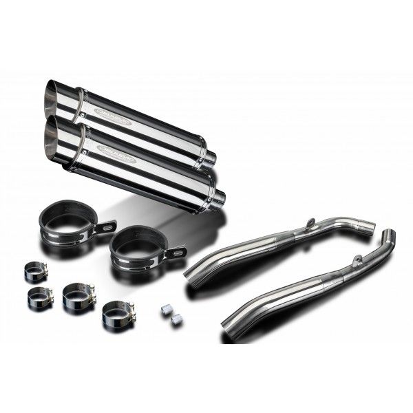 Delkevic slip-on kit Round RVS 350mm - XL1000V Varadero (1999-2014)