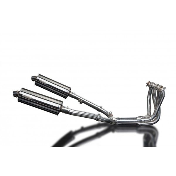 Delkevic volledig systeem Oval RVS 350mm - X11 CB1100SF (1999-2002)