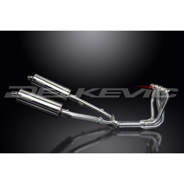 Delkevic volledig systeem Oval RVS 350mm - X11 CB1100SF (1999-2002)