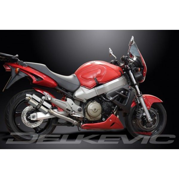 Delkevic volledig systeem Oval RVS 225mm - X11 CB1100SF (1999-2002)
