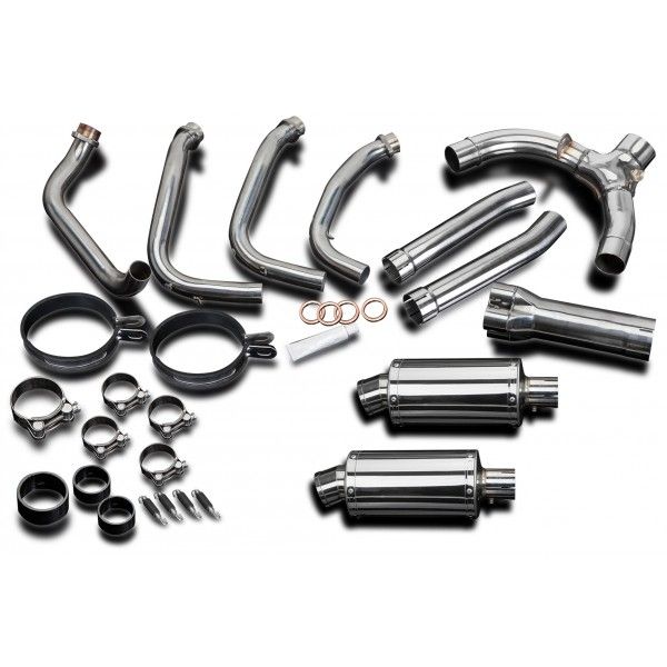 Delkevic volledig systeem Oval RVS 225mm - X11 CB1100SF (1999-2002)