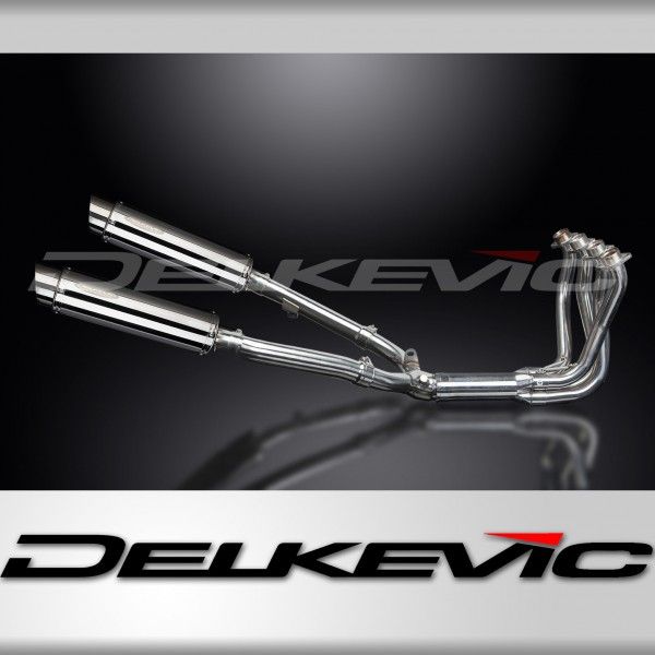 Delkevic volledig systeem Round RVS 350mm - X11 CB1100SF (1999-2002)