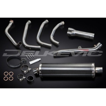 Delkevic volledig systeem Oval Carbon 450mm - X11 CB1100SF (1999-2002)