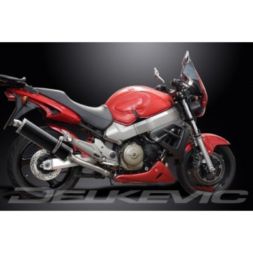 Delkevic volledig systeem Oval Carbon 450mm - X11 CB1100SF (1999-2002)
