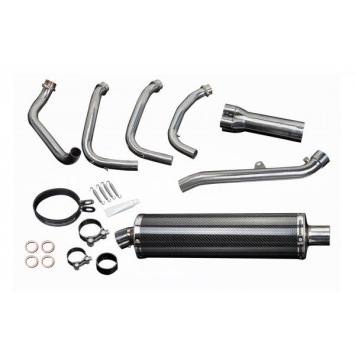 Delkevic volledig systeem Oval Carbon 450mm - X11 CB1100SF (1999-2002)