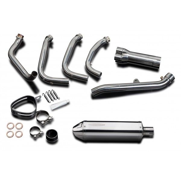 Delkevic volledig systeem Tri-Oval RVS 320mm - X11 CB1100SF (1999-2002)