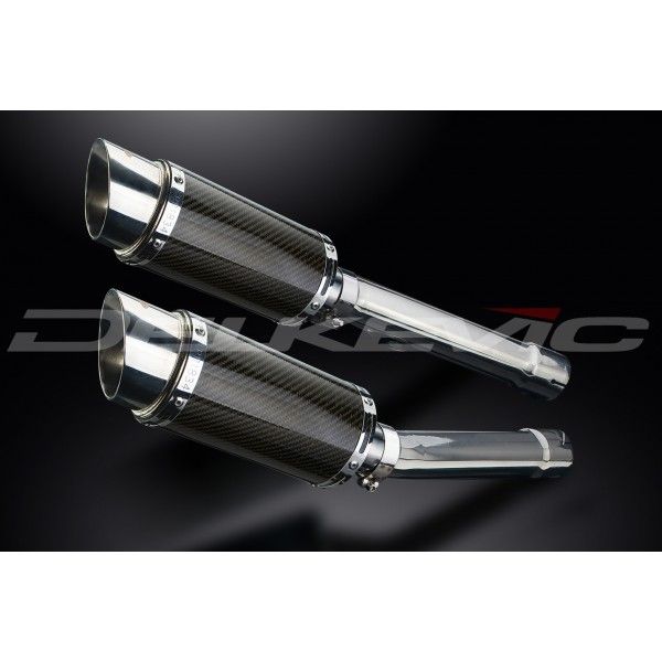 Delkevic slip-on kit Round Carbon 200mm - X11 CB1100SF (1999-2002)