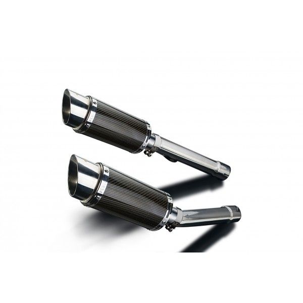 Delkevic slip-on kit Round Carbon 200mm - X11 CB1100SF (1999-2002)