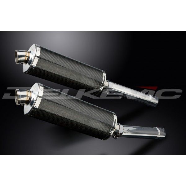 Delkevic slip-on kit Oval Carbon 350mm - X11 CB1100SF (1999-2002)