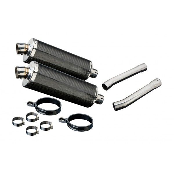 Delkevic slip-on kit Oval Carbon 350mm - X11 CB1100SF (1999-2002)