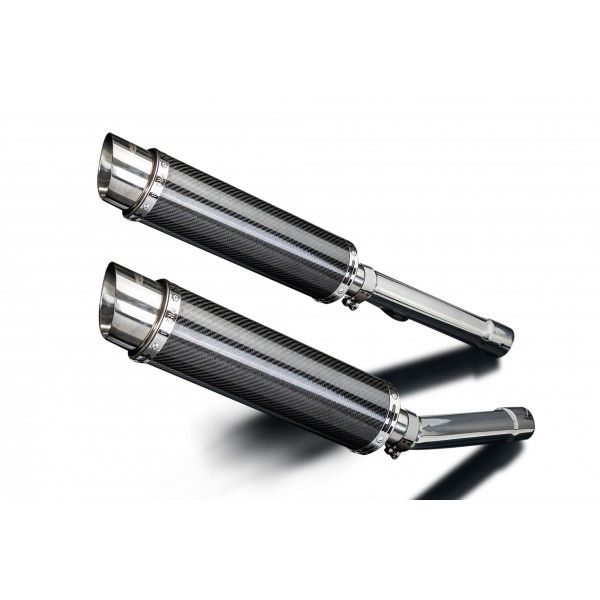 Delkevic slip-on kit Round Carbon 350mm - X11 CB1100SF (1999-2002)