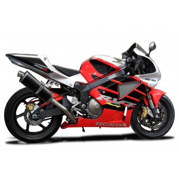 Delkevic slip-on kit Oval Carbon 350mm - VTR1000SP1 (2000-2001)