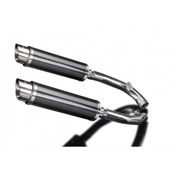 Delkevic slip-on kit Round Carbon 350mm - VTR1000SP1 (2000-2001)