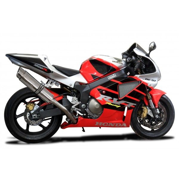 Delkevic slip-on kit Round RVS 350mm - VTR1000SP1 (2000-2001)