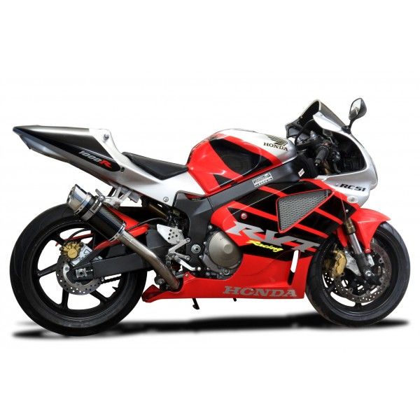 Delkevic slip-on kit Round Carbon 200mm - VTR1000SP1 (2000-2001)