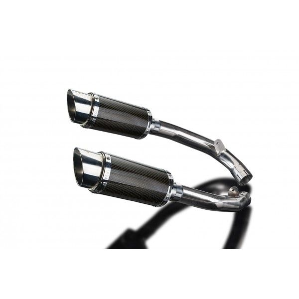 Delkevic slip-on kit Round Carbon 200mm - VTR1000SP1 (2000-2001)