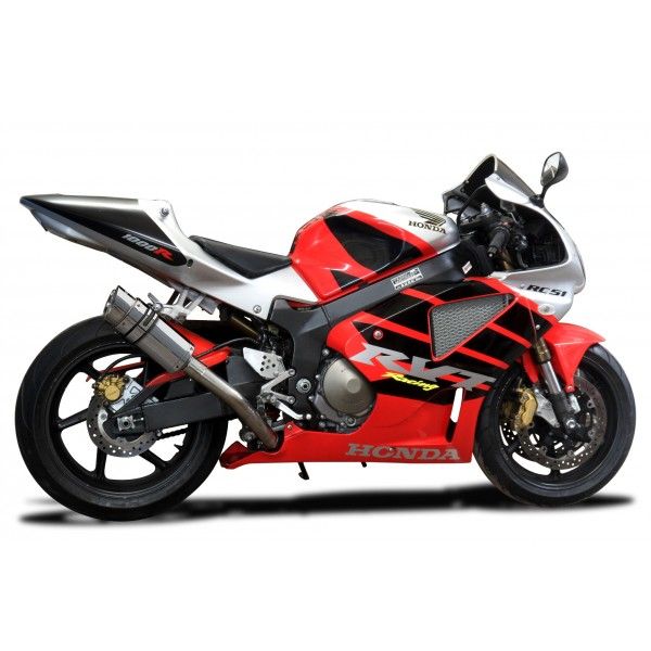 Delkevic slip-on kit Round RVS 200mm - VTR1000SP1 (2000-2001)